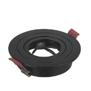 ARO EMBELLECEDOR GU10 RED. Negro