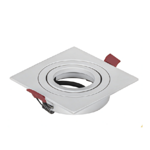 ARO EMBELLECEDOR GU10 CUAD. Blanco