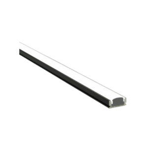 PERFIL ALUMINIO DE SUPERFICIE NEGRO 2 MTS