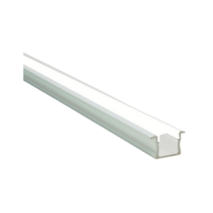 PERFIL ALUMINIO DE EMPOTRAR BLANCO 2MTS