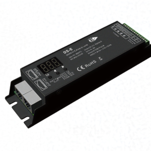 DECODIFICADOR DMX512 5 CANALES 4A/CANAL RJ45